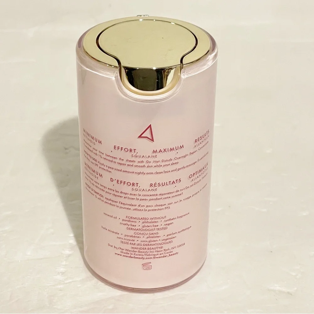 Wander Beauty Do Not Disturb Overnight Repair‎ Retinoid Concentrate 1.35oz Face